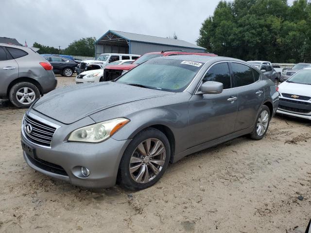 INFINITI M56 X 2011 gray sedan 4d gas JN1AY1AR5BM570493 photo #1