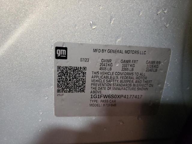 2023 CHEVROLET BOLT EV 1L 1G1FW6S0XP4177417  71267754