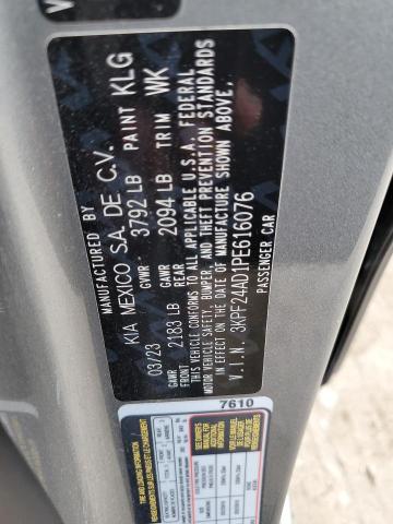 VIN 3KPF24AD1PE616076 2023 KIA Forte, LX no.13