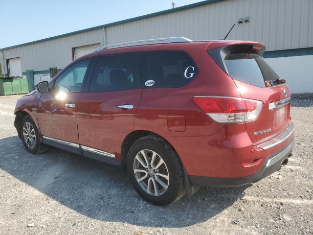 NISSAN PATHFINDER 2015 red  gas 5N1AR2MM5FC718875 photo #3