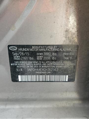 2016 HYUNDAI ELANTRA SE - 5NPDH4AE4GH762563