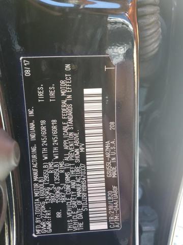 2017 TOYOTA HIGHLANDER - 5TDJZRFH9HS470337