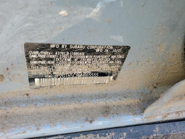 2021 SUBARU CROSSTREK - JF2GTHSC8MH665555
