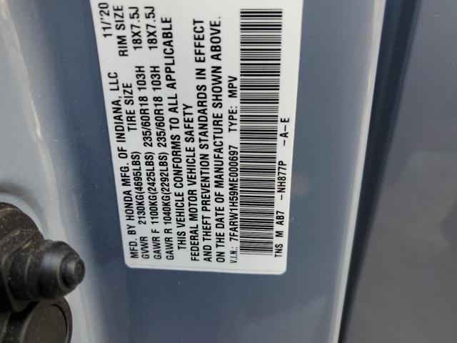 2021 HONDA CR-V EX - 7FARW1H59ME000697