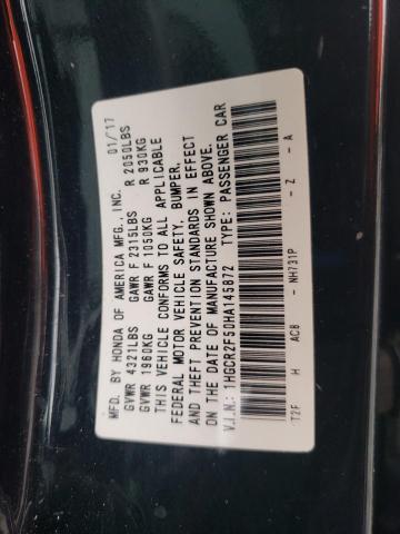 VIN 1HGCR2F50HA145872 2017 Honda Accord, Sport no.12