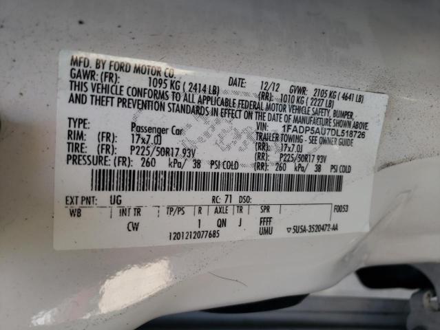 VIN 1FADP5AU7DL518726 2013 Ford C-MAX, SE no.12