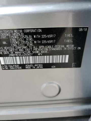 2018 TOYOTA RAV4 LE JTMZFREV6JJ200827  69761524