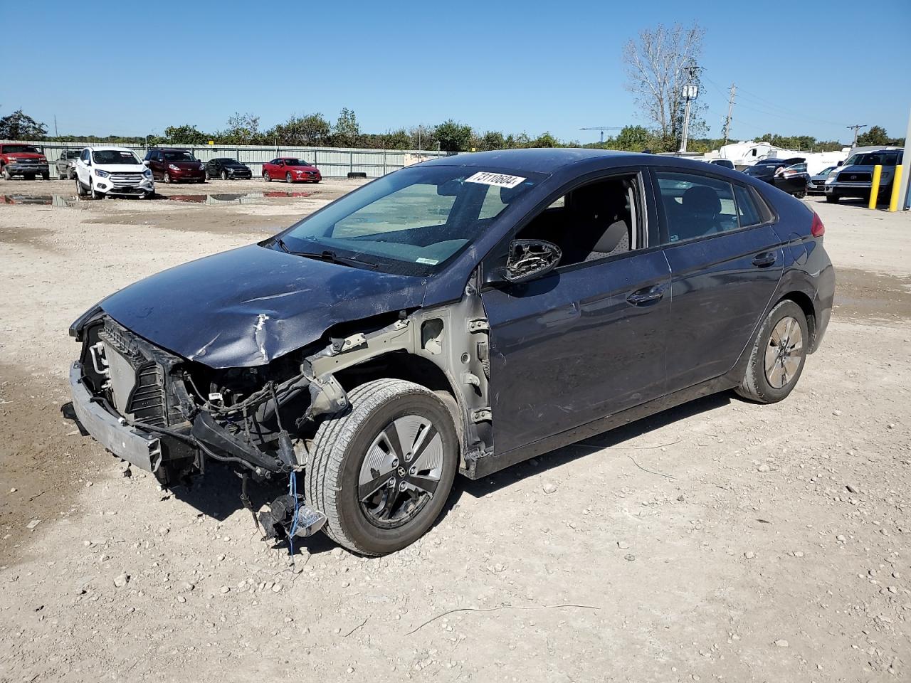 Lot #2998808688 2017 HYUNDAI IONIQ BLUE