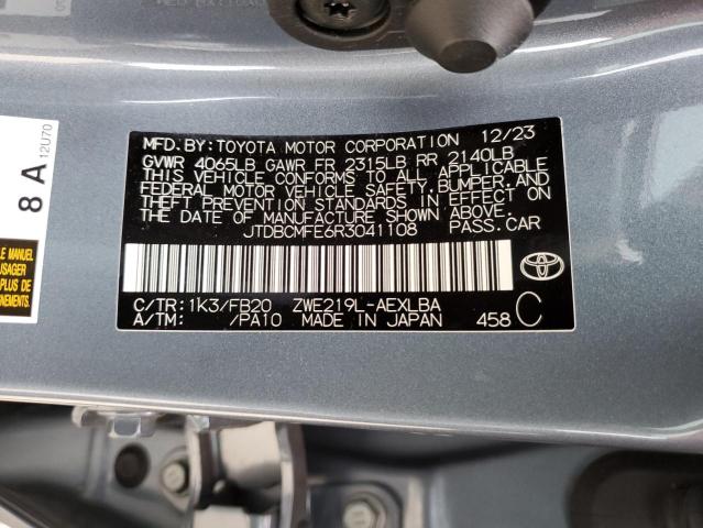 2024 TOYOTA COROLLA LE - JTDBCMFE6R3041108