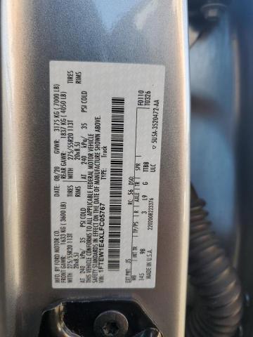 2020 FORD F150 SUPER - 1FTEW1E4XLFC05767