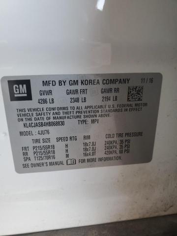 VIN KL4CJASB4HB068830 2017 Buick Encore, Preferred no.12