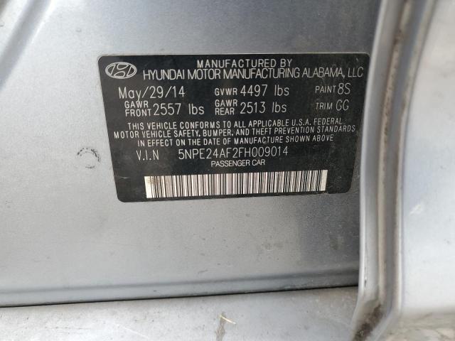2015 HYUNDAI SONATA SE - 5NPE24AF2FH009014