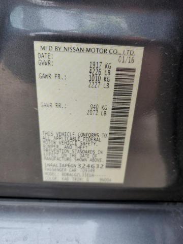 VIN 1N4AL3AP6GN324632 2016 Nissan Altima, 2.5 no.12