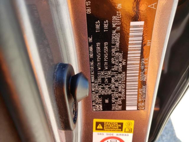 2015 TOYOTA HIGHLANDER - 5TDYKRFH5FS102804