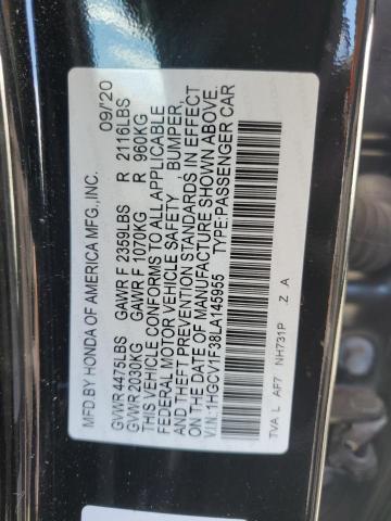 2020 HONDA ACCORD SPO - 1HGCV1F38LA145955