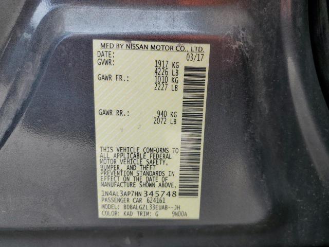 2017 NISSAN ALTIMA 2.5 - 1N4AL3AP7HN345748