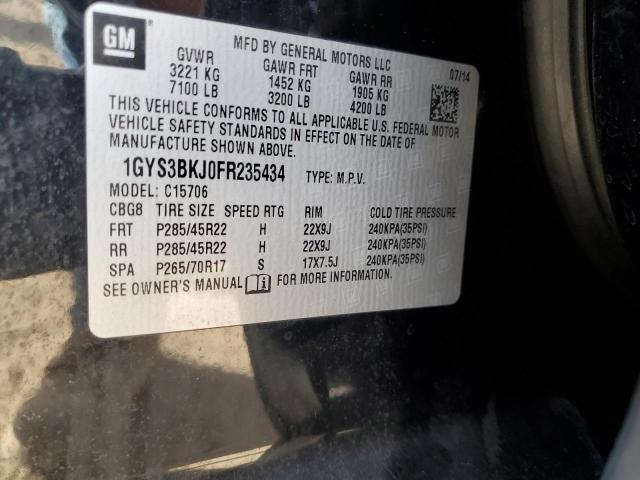 2015 CADILLAC ESCALADE L - 1GYS3BKJ0FR235434