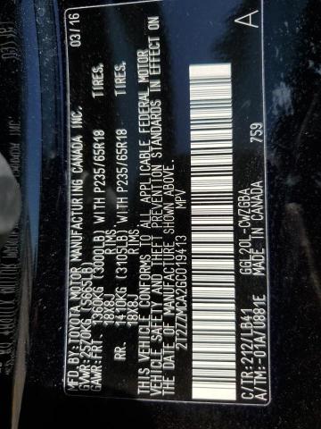 2016 LEXUS RX 350 - 2T2ZZMCA2GC019413