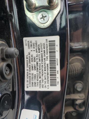 2015 HONDA CIVIC EX - 2HGFB2F86FH543646