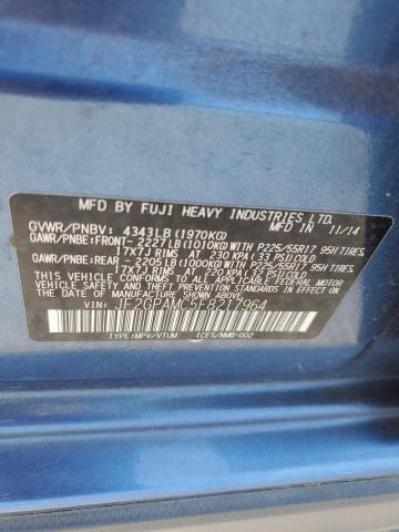 2015 SUBARU XV CROSSTR JF2GPAMC5F8217964  70465534