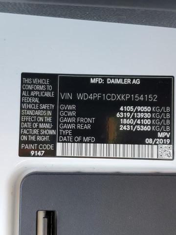 2019 MERCEDES-BENZ SPRINTER 2 - WD4PF1CDXKP154152