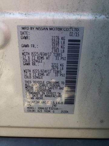2015 NISSAN ROGUE S - 5N1AT2MLXFC836168