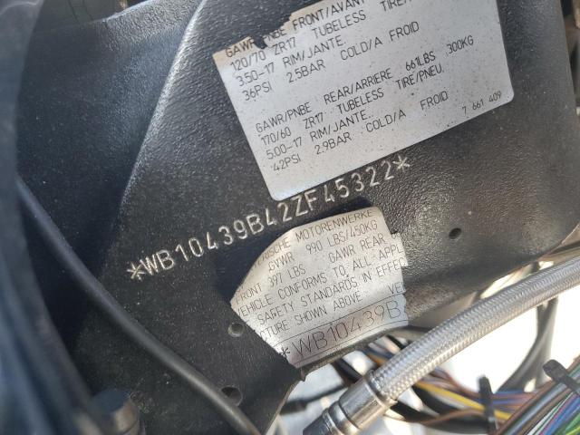 2002 BMW R1150 R - WB10439B42ZF45322