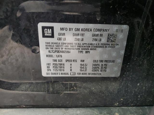 2019 CHEVROLET TRAX 1LT - KL7CJPSB2KB825964