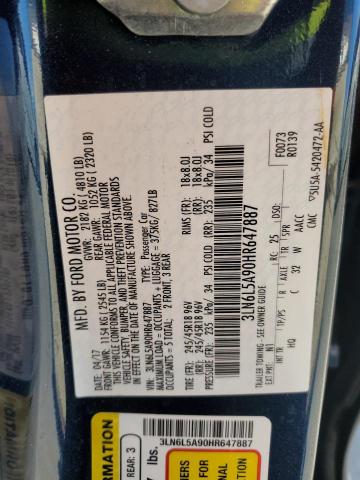 2017 LINCOLN MKZ PREMIE - 3LN6L5A90HR647887