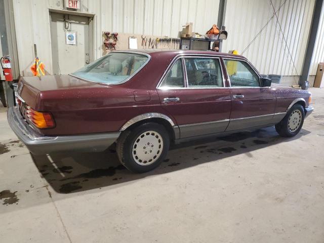 MERCEDES-BENZ 500 SEL 1985 maroon sedan 4d gas WDBCA37D0FA178223 photo #4