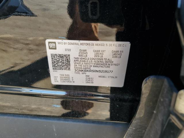 2022 CHEVROLET BLAZER RS - 3GNKBKRS0NS219177