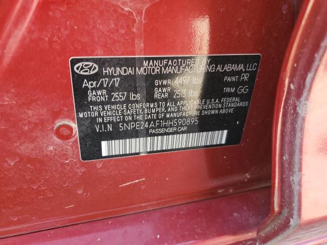 2017 HYUNDAI SONATA SE - 5NPE24AF1HH590895