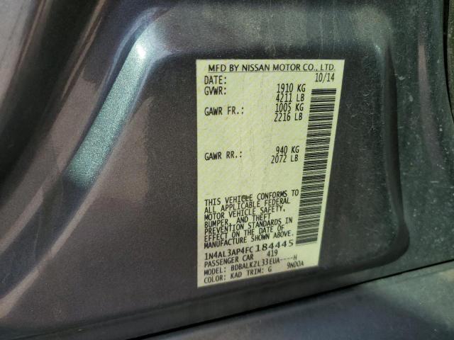 2015 NISSAN ALTIMA 2.5 - 1N4AL3AP4FC184445