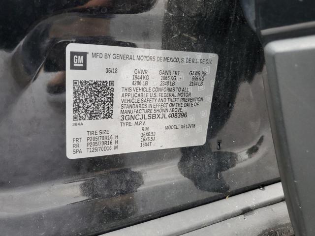 2018 CHEVROLET TRAX 1LT - 3GNCJLSBXJL408396