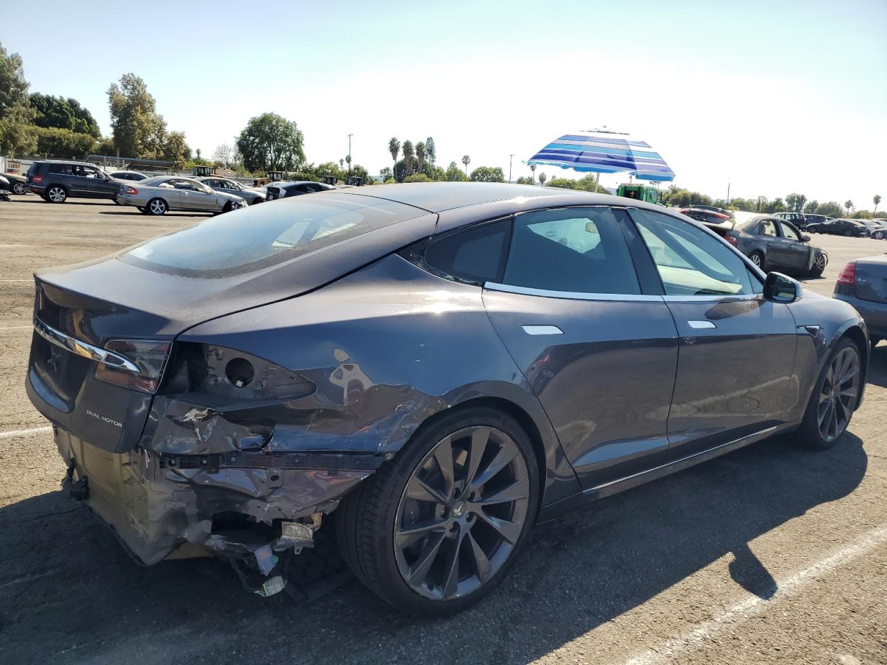 Lot #2979132977 2021 TESLA MODEL S