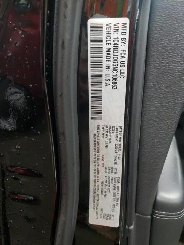 2022 DODGE DURANGO GT - 1C4RDJDG5NC106863