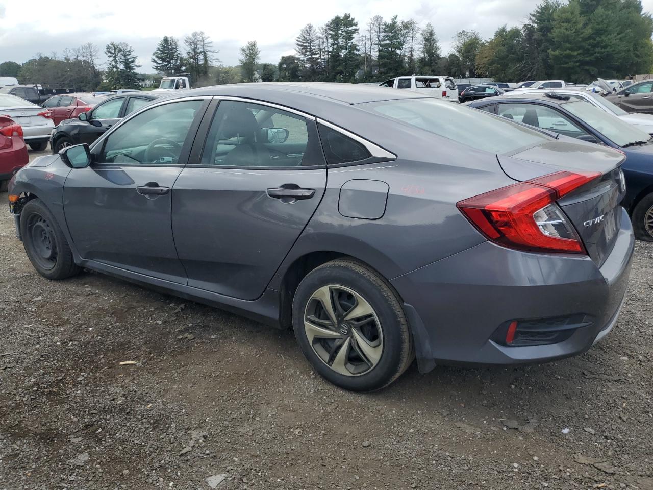 Lot #2962553820 2020 HONDA CIVIC LX