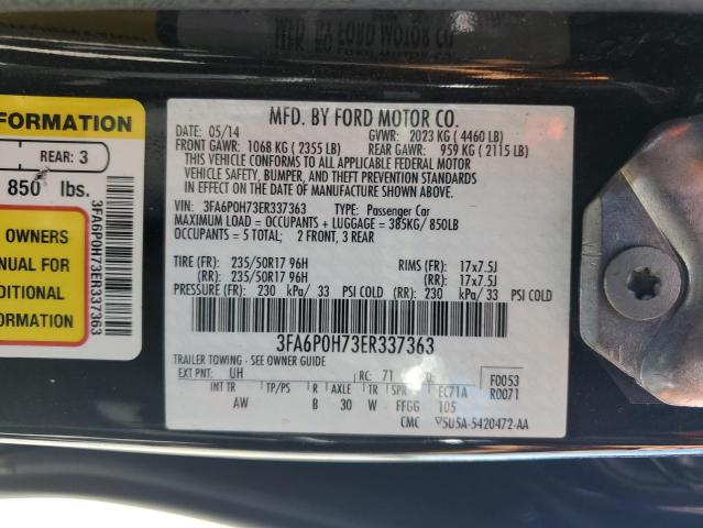 VIN 3FA6P0H73ER337363 2014 Ford Fusion, SE no.12