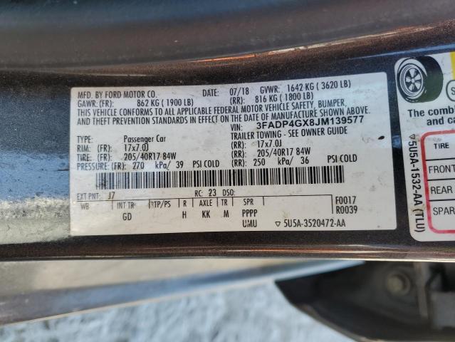 2018 FORD FIESTA ST - 3FADP4GX8JM139577