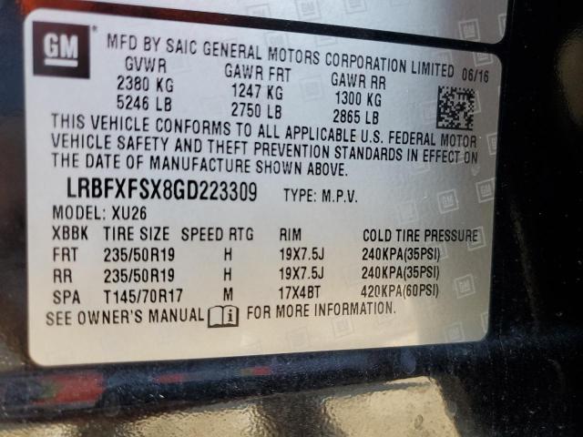 2016 BUICK ENVISION P - LRBFXFSX8GD223309