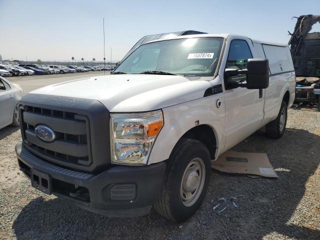 FORD F250 SUPER 2013 white  gas 1FTBF2A66DEB81765 photo #1