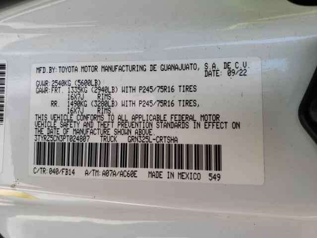 VIN 3TYRZ5CN3PT024807 2023 Toyota Tacoma, Access Cab no.12