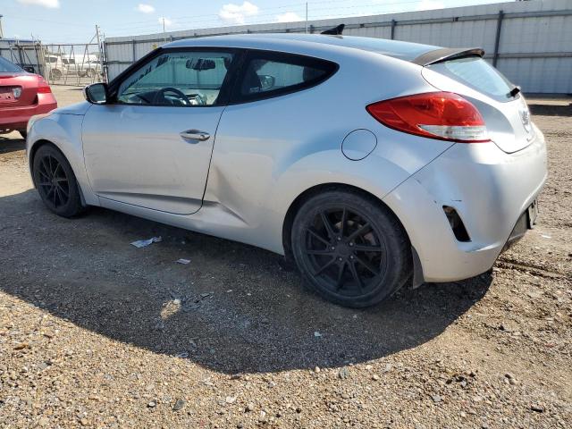 HYUNDAI VELOSTER 2013 silver  gas KMHTC6AD6DU173766 photo #3