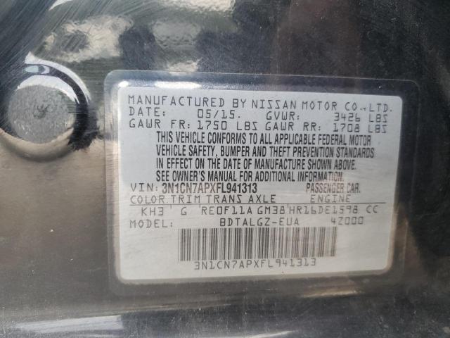 2015 NISSAN VERSA S - 3N1CN7APXFL941313