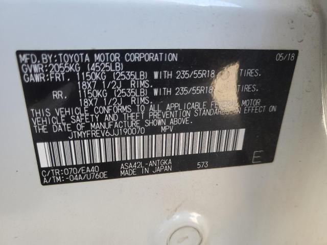 2018 TOYOTA RAV4 LIMIT - JTMYFREV6JJ190070