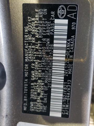 2017 TOYOTA COROLLA L - 2T1BURHE5HC871706