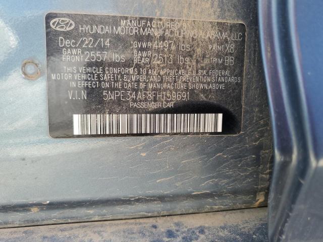 2015 HYUNDAI SONATA SPO - 5NPE34AF8FH159691