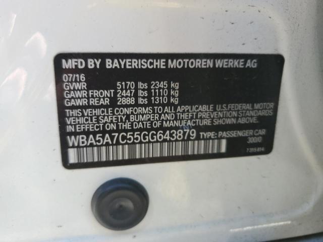 VIN WBA5A7C55GG643879 2016 BMW 5 Series, 528 XI no.13