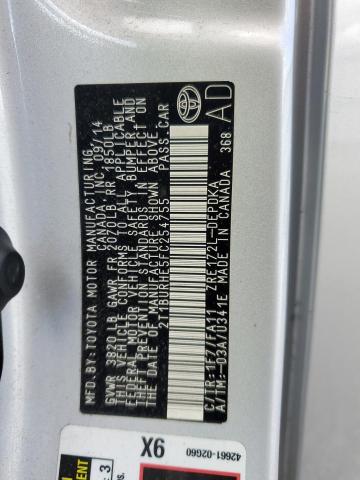 2015 TOYOTA COROLLA L - 2T1BURHE5FC254755
