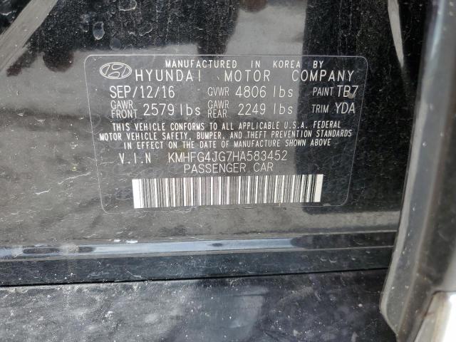 2017 HYUNDAI AZERA KMHFG4JG7HA583452